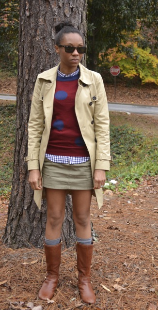 2 Ways to Wear Mini Skirts in Cooler Weather 3