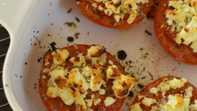 Recipe: Baked Tomatoes with Feta 