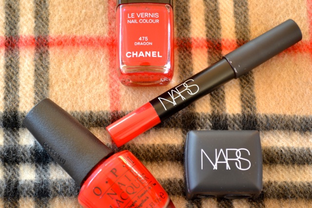 Chanel & OPI Red Nail Polish and Nars Red Matte Lip Pencil 