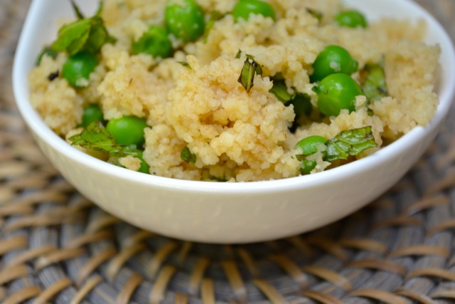 Recipe: Whole Wheat Couscous with Mint and Peas 3