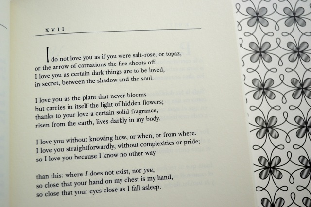 Sonnet XVII: Pablo Neruda