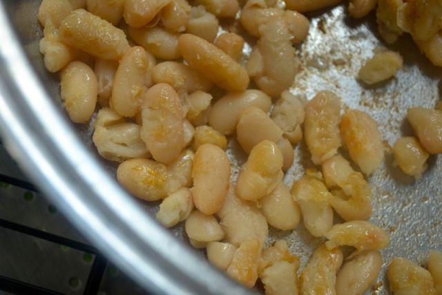 Pan Seared White Beans