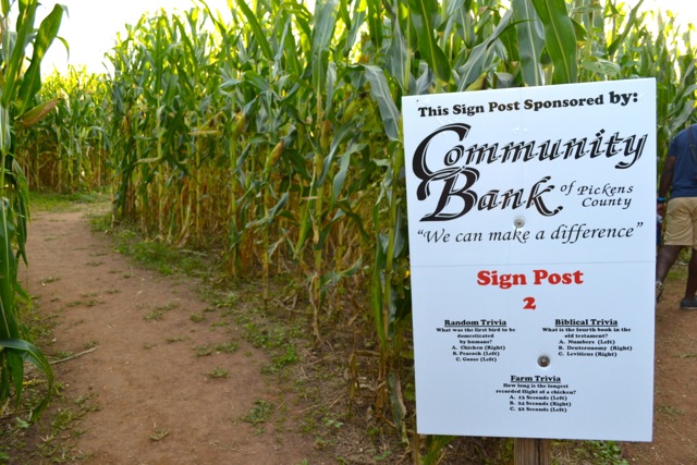 Corn Maze Check Points