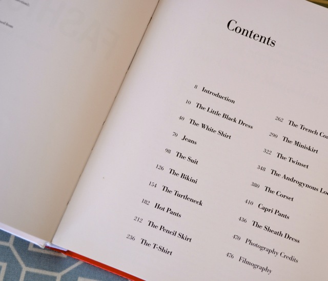 Table of Contents: Fashion Box Book