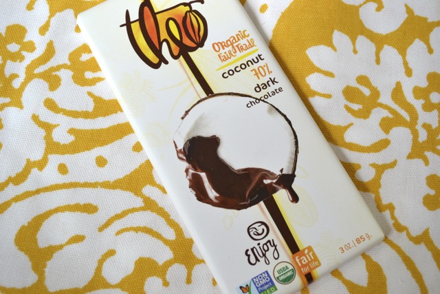 Theo Organic Coconut Dark Chocolate Bar